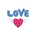 Print Love slogan for T-shirts, clothes, phone cases, tote bags and postcards.